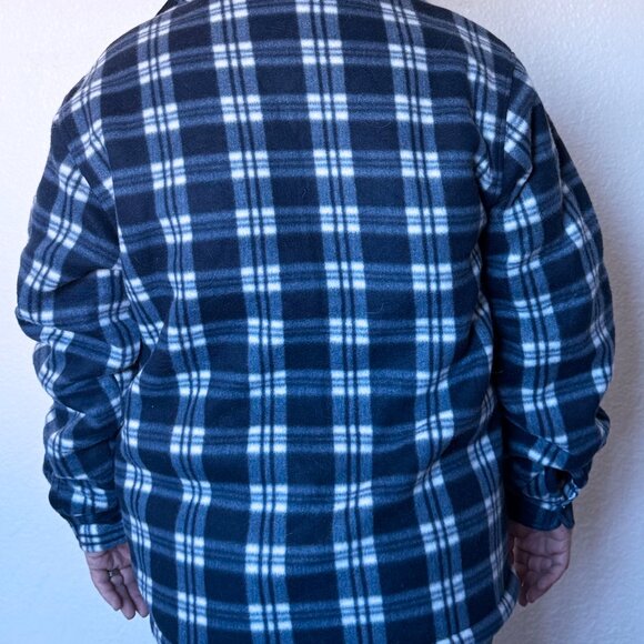 Lee Han Ton Sherpa Plaid Fleece Jacket - Picture 3 of 7